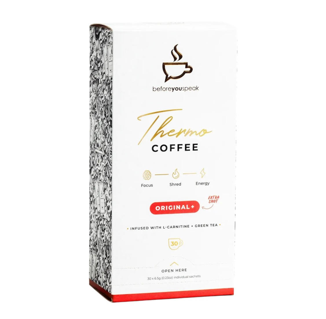 THERMO Coffee Unsweetened - focus, shred, energy