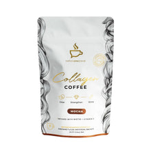 COLLAGEN Coffee for healthy lifestyle. Glow, Strengthen, Shine with Mocha flavour.