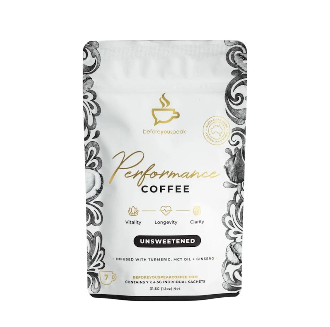 PERFORMANCE coffee Unsweetened